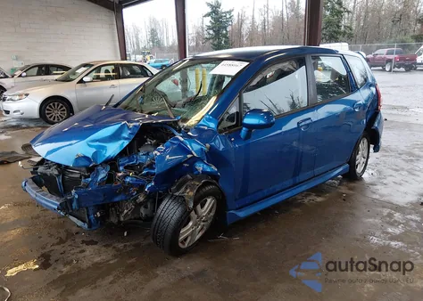 2007 Honda Fit Sport z USA, uszkodzony, nr VIN JHMGD38687S043771